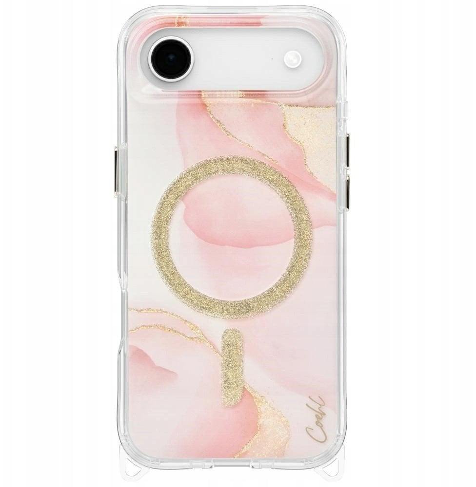 Etui UNIQ Coehl Aeris do Apple iPhone Air Magnetic Charging różowy