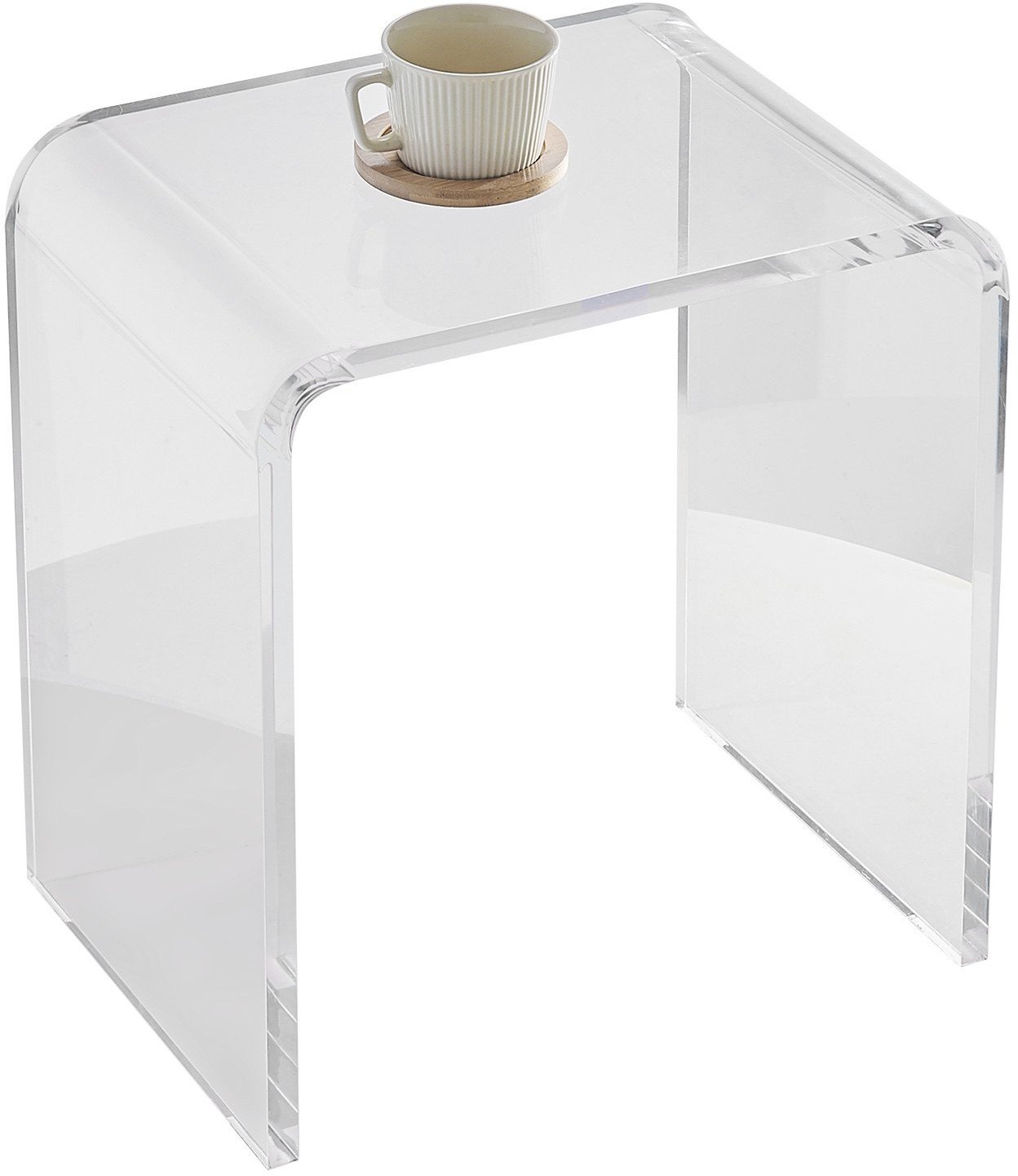 Konsola toaletka komoda akrylowa przezroczysta do przedpokoju