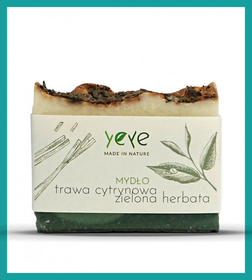 Yeye Mydło w kostce Trawa i herbata 105g