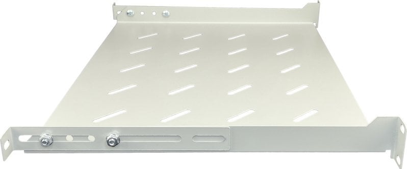 Alantec Półka stała 19" 1U głęb. 350mm, szary, 4 punkty mocowania (SA-P-19-1U-350-4-S-01)