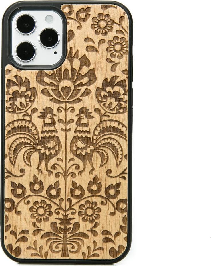 BeWood Drewniane Etui iPhone 12 / 12 Pro POLSKI FOLK ANIEGRE