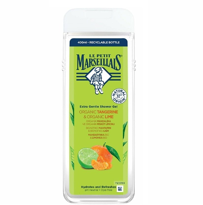 Le Petit Marseillais Delikatny żel pod prysznic Mandarynka Bio & Limonka Bio 400ml