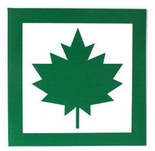 MAGNETIC SIGN GREEN LEAF