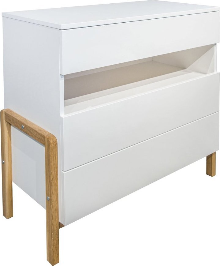 Elior Biała komoda dziecięca mat - Benny 2D