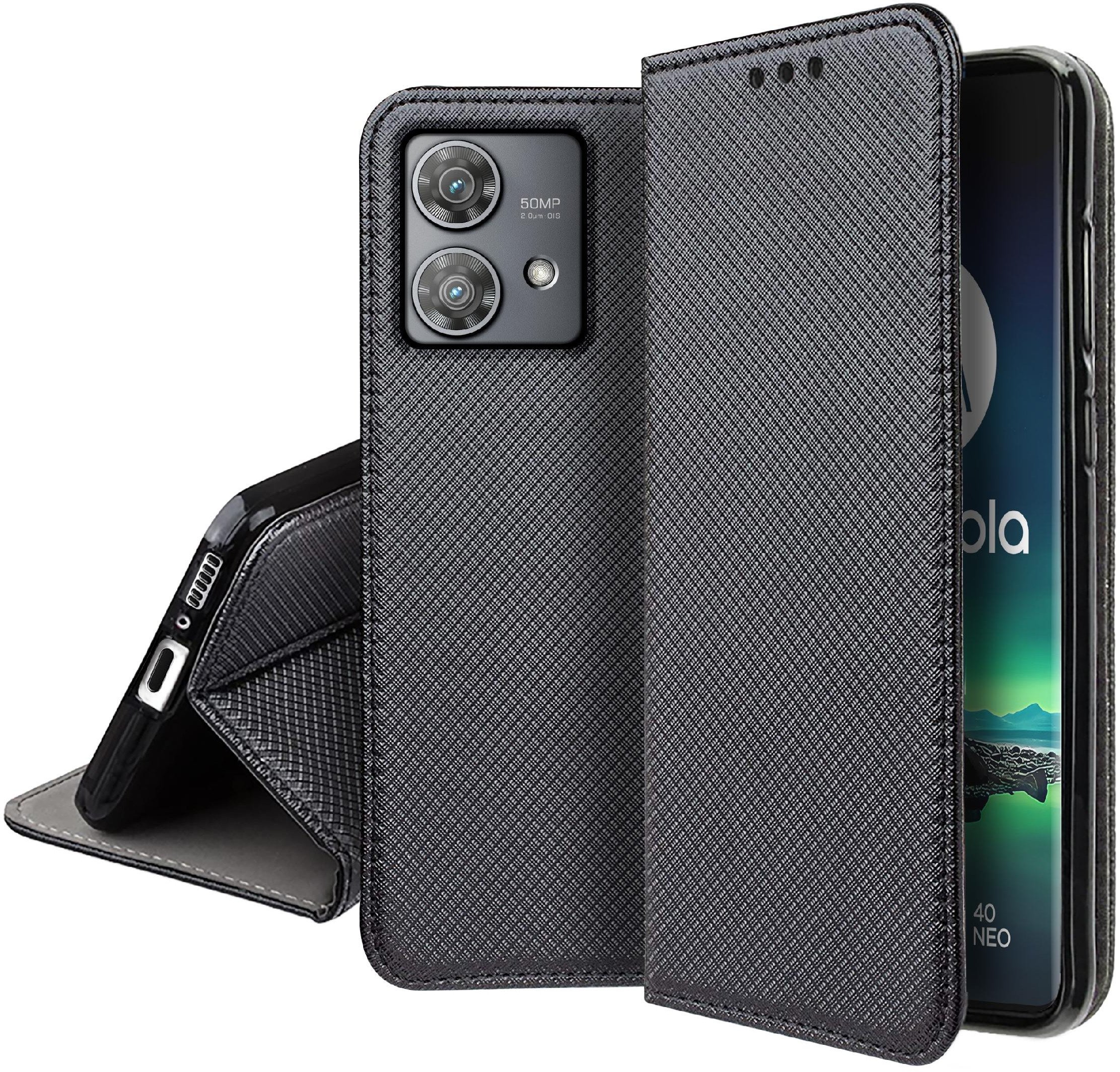 Etui do Motorola Moto Edge 40 Neo SMART MAGNET CASE PORTFEL