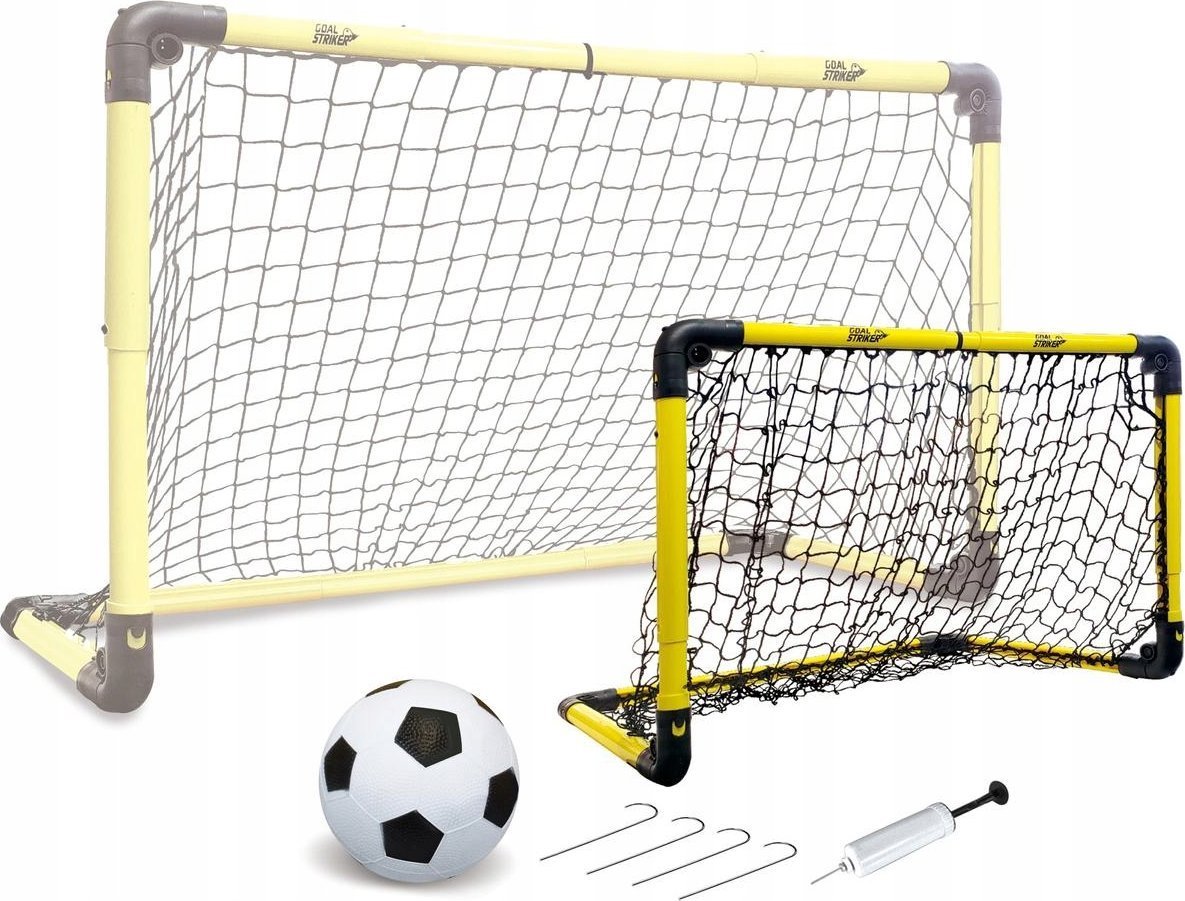 BRAMKA DO PIŁKI NOŻNEJ SKŁADANA 91X43X61CM 36X17X24CM Z REGULACJĄ WYSOKOŚCI I SZEROKOŚCI