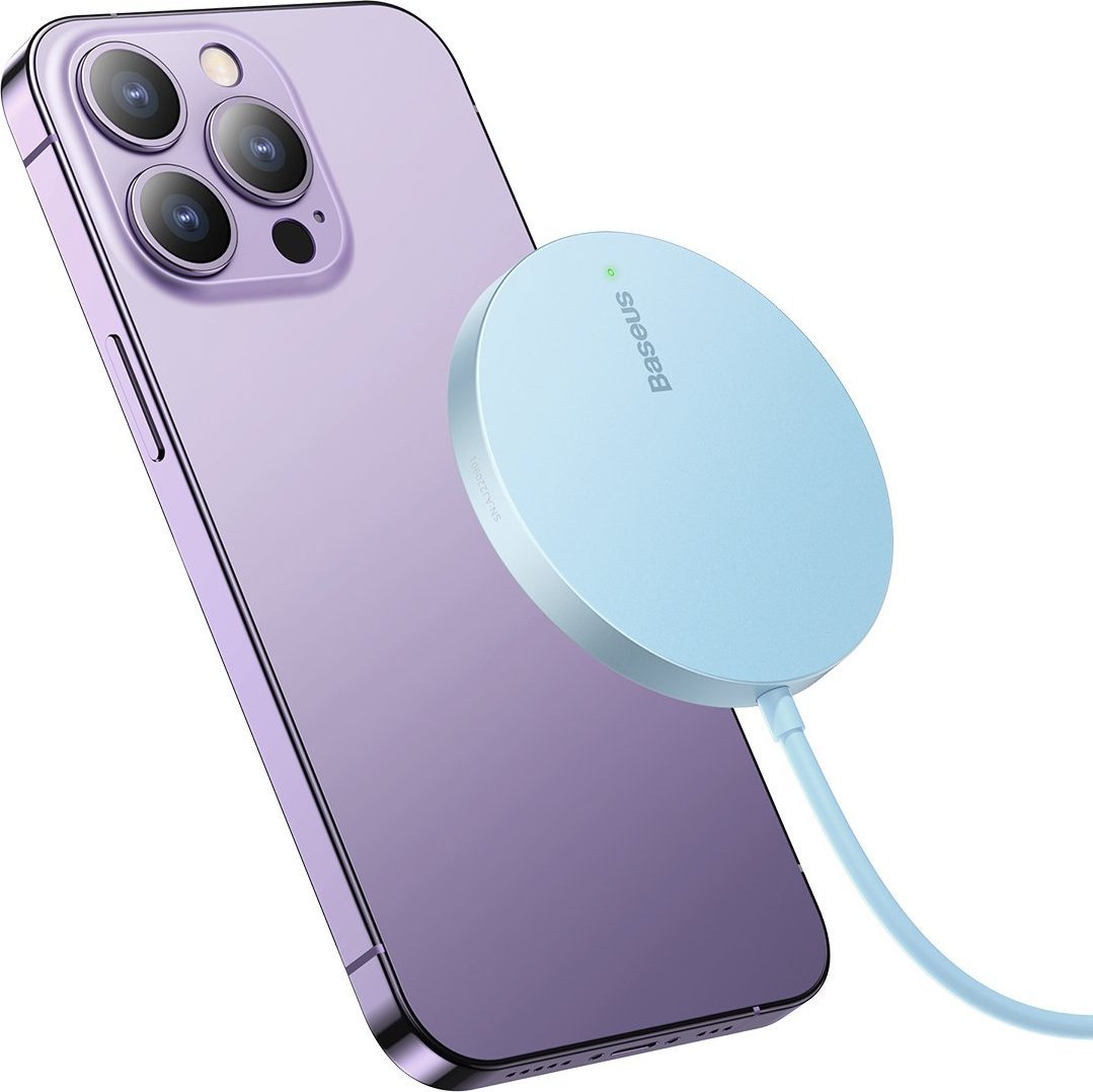 Ładowarka Baseus Simple Mini3 Indukcyjna 1x USB-A 1x USB-C 2 A (BSU3981)