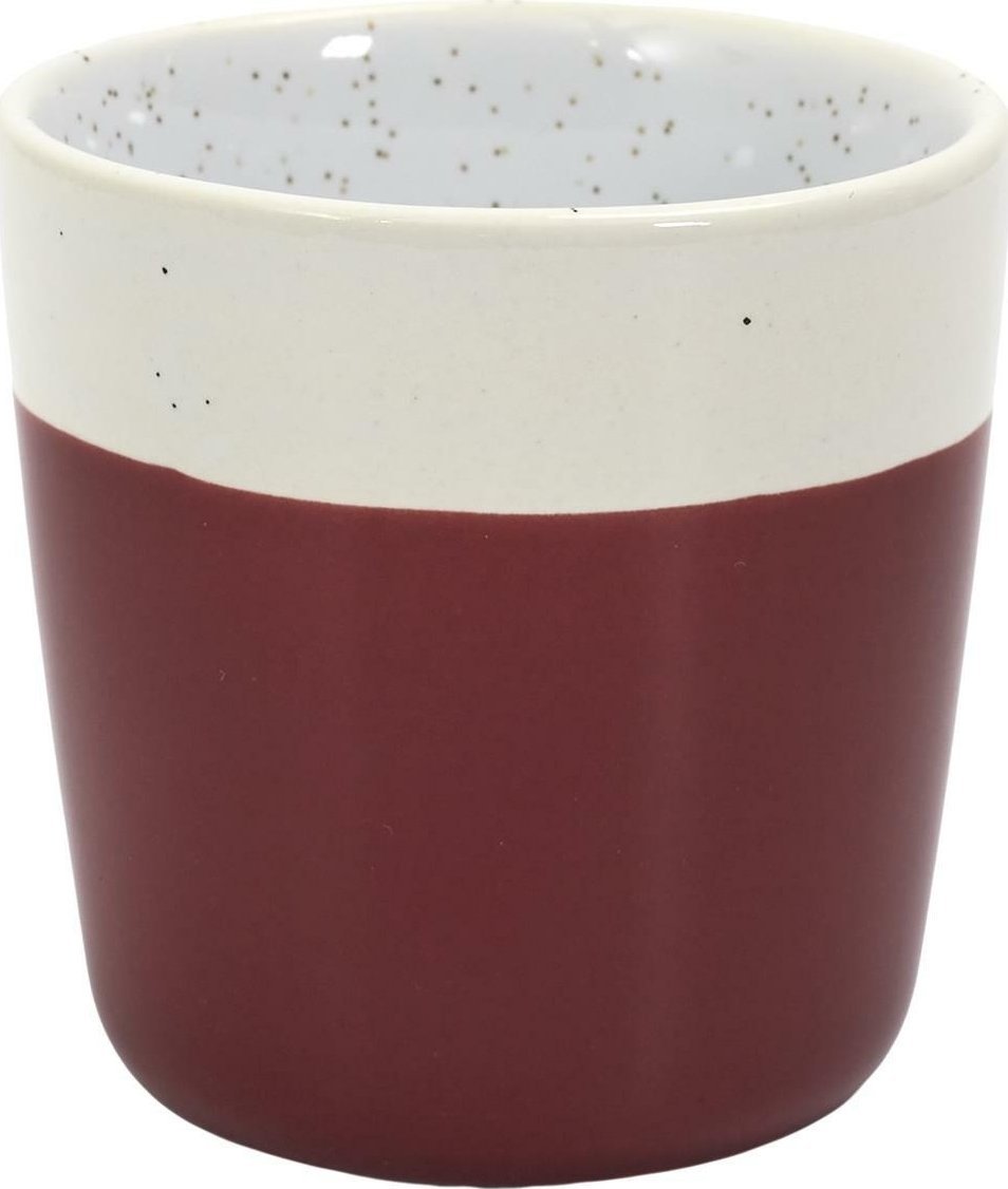 Intesi INTESI KUBEK DO ESPRESSO DOBLO 100ML CZERWONY