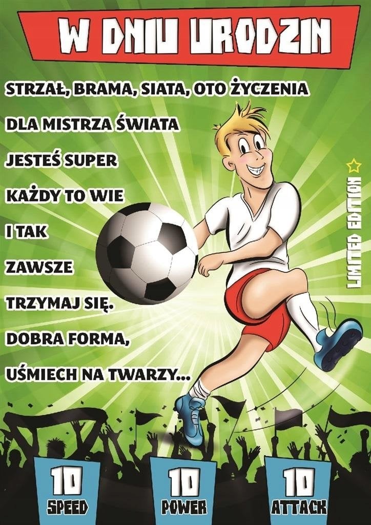 Stamp Karnet Comic B6 + koperta wzór nr 25 Urodziny