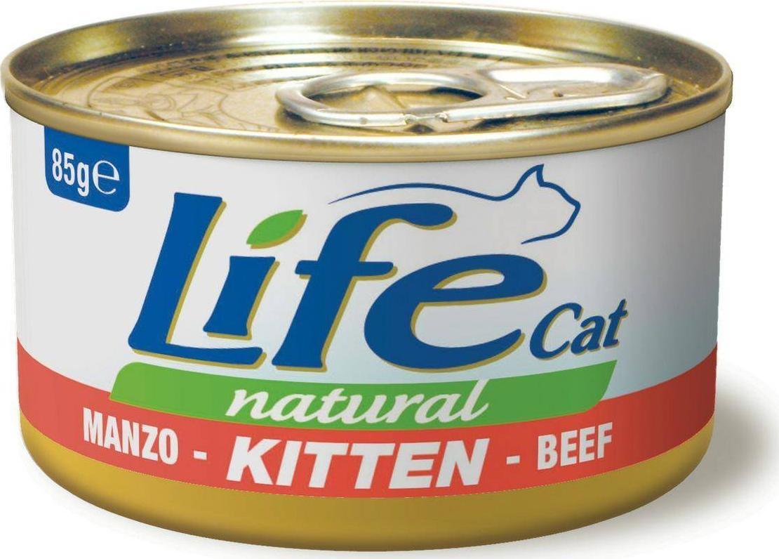 Life Pet Care LIFE CAT pusz.85g KITTEN BEEF /24