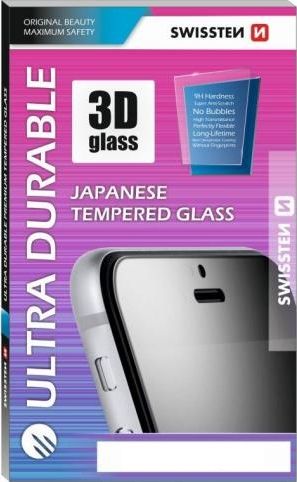 Swissten Szkło hartowane Ultra Durable 3D do Apple iPhone X (SW-JAP-T-3D-IPHX-WH)