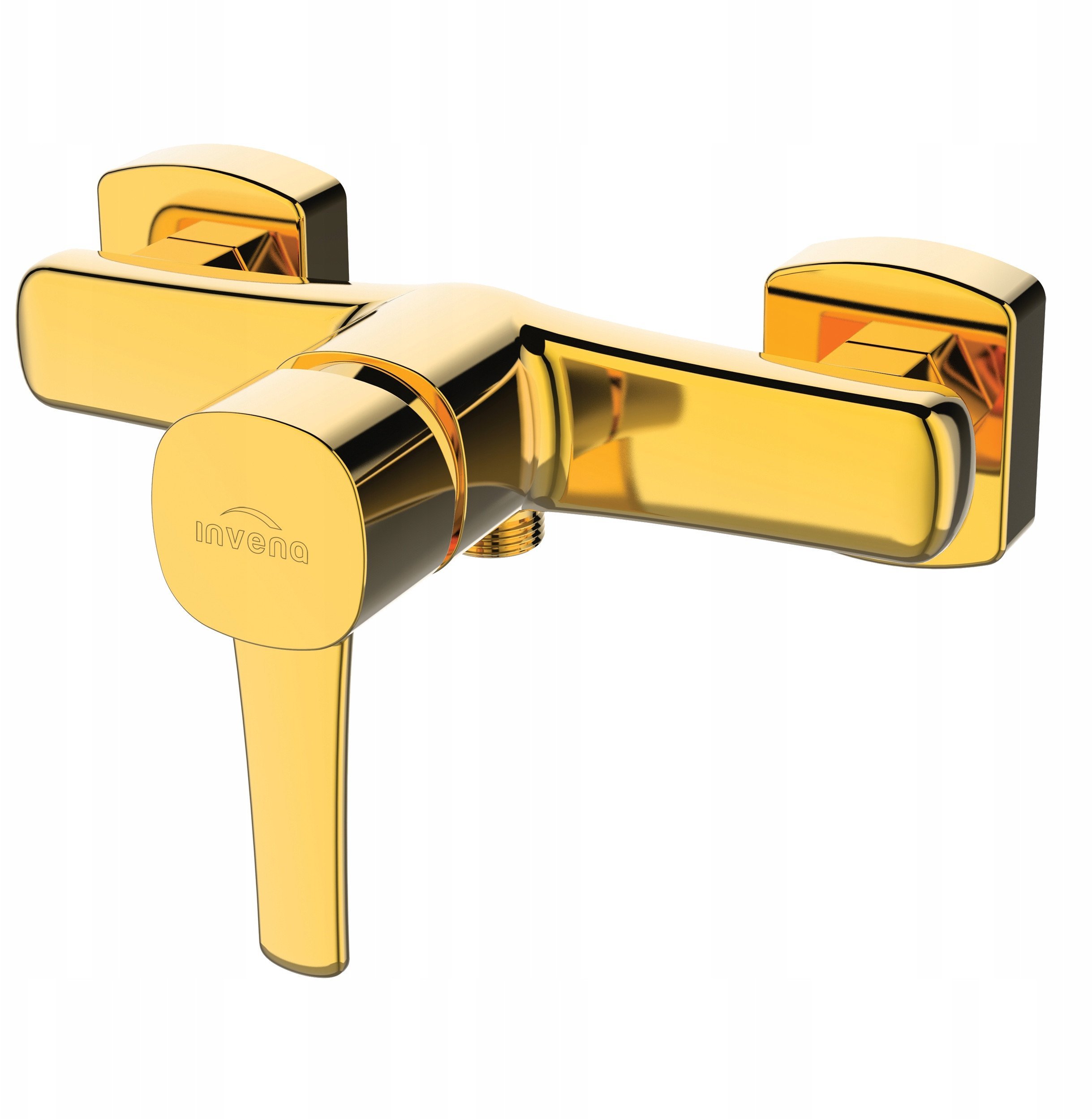 Invena bateria natryskowa Glamour, złoty BN-02-009-V