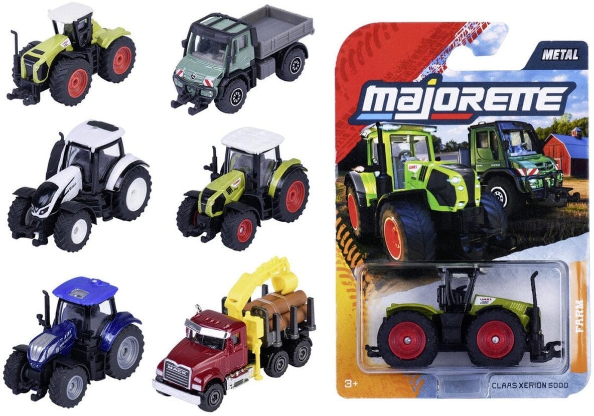 MAJORETTE POJAZDY MET WIEJSKIE 8CM MIX6 B/C36