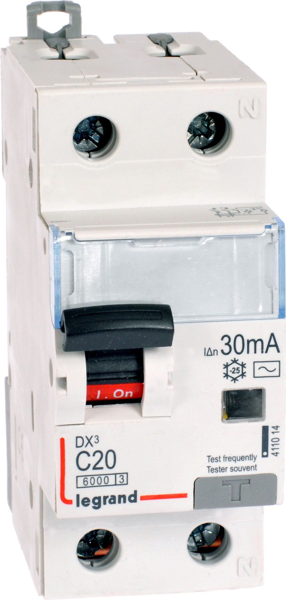 Legrand Wyłącznik różnicowo-nadprądowy 2P 20A C 0,03A typ AC P312 - 411014