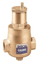 DISCAL® - Separator powietrza. Przyłącza z gwintem wewnętrznym z odwodnieniem 1