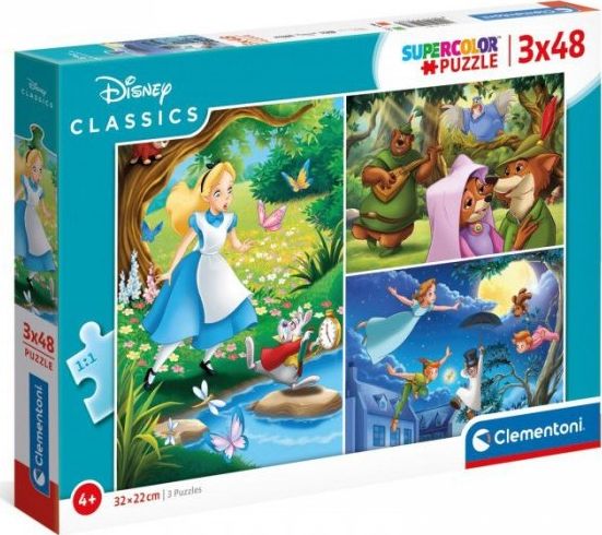 Clementoni Clementoni Puzzle 3x48el Disney classic 25267