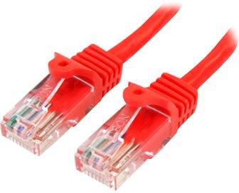 StarTech RJ-45 Cat5e męski-męski 0,5m czerwony (45PAT50CMRD)