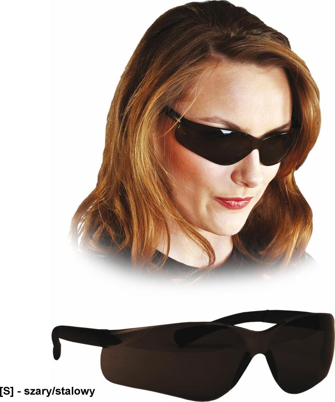 R.E.I.S. MCR-BEARKAT - szary/stalowy - OKULARY OCHRONNE.