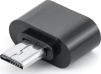 Adapter USB microUSB - USB Czarny (26856)