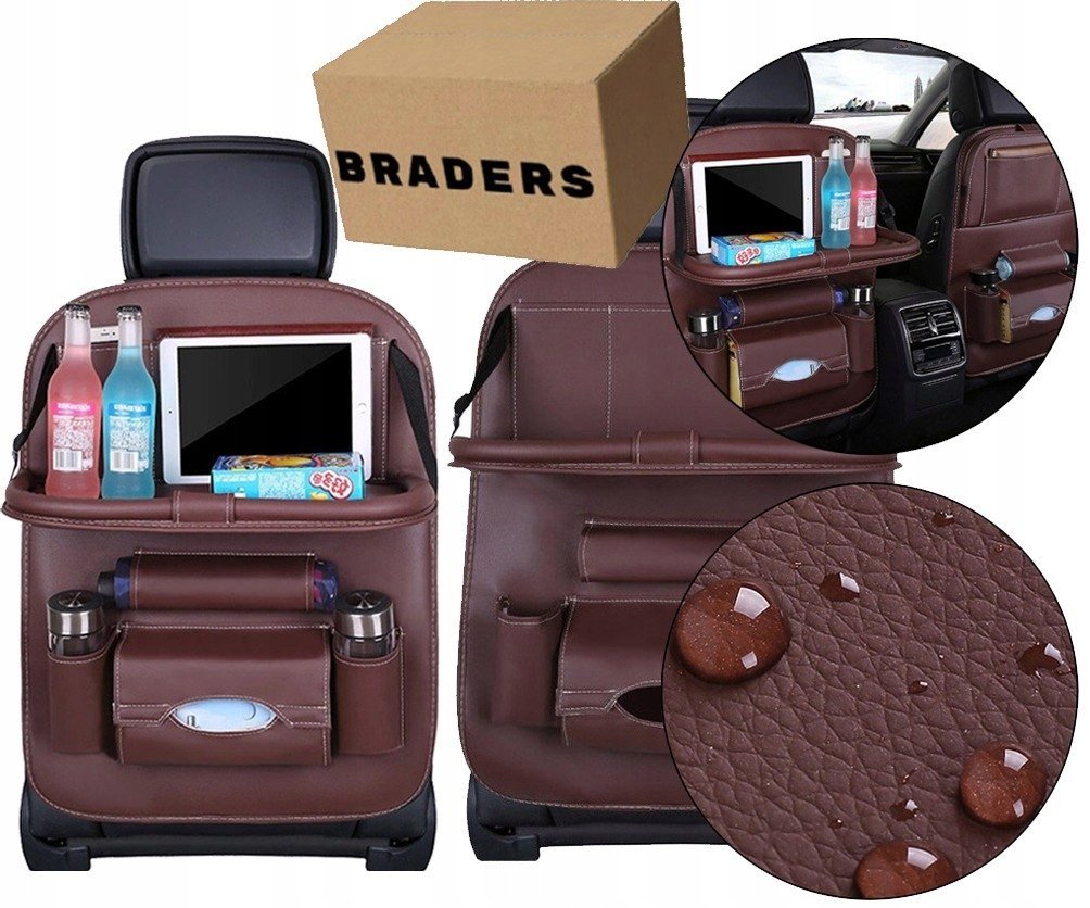 Organizer Samochodowy na Fotel Stolik na Tablet Laptop Ochraniacz do Auta