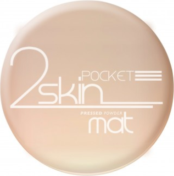 Bell Puder matujący "2 Skin" Pocket nr 044 sun beige prasowany 9g
