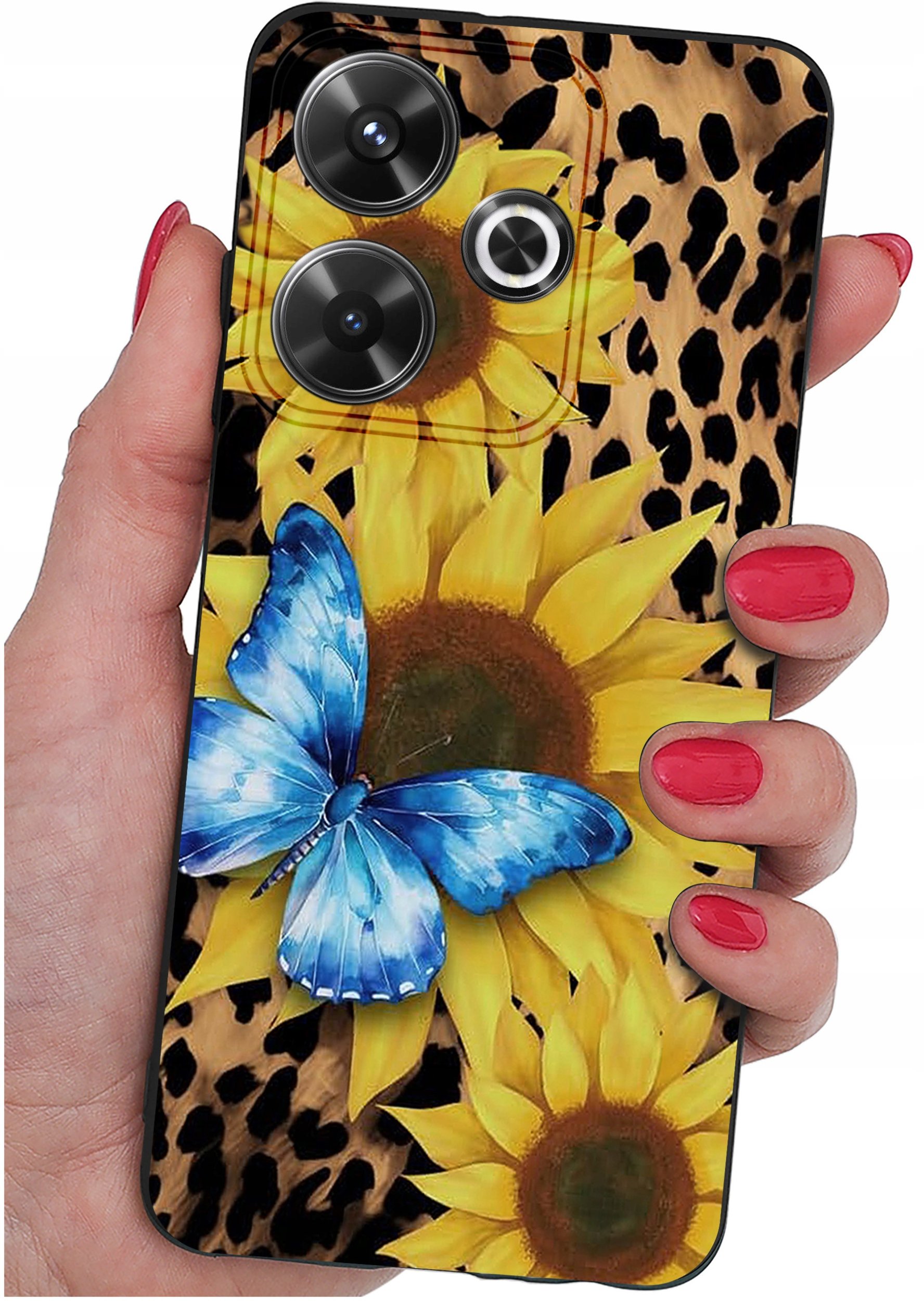 Etui do Xiaomi Redmi 13 4G WZORY |SILIKONOWE MATT CASE + SZKŁO 9H