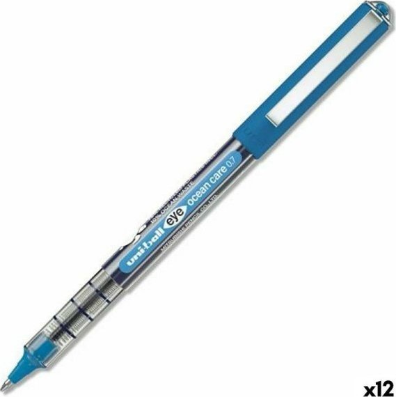 UNI-BALL Długopis z płynnym atramentem Uni-Ball Eye Ocean Care Niebieski 0,7 mm (12 Sztuk)