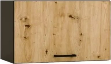 Stolkar Szafka kuchenna wisząca ANIKA W60 OKGR grafitowa/dąb artisan STOLKAR