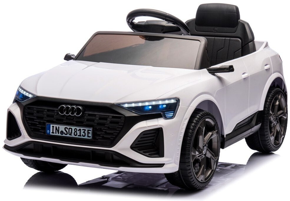 AUDI SQ8 BIAŁY Auto na akumulator EVA Skóra pilot Akumulator litowo-jonowy EDUKAMP