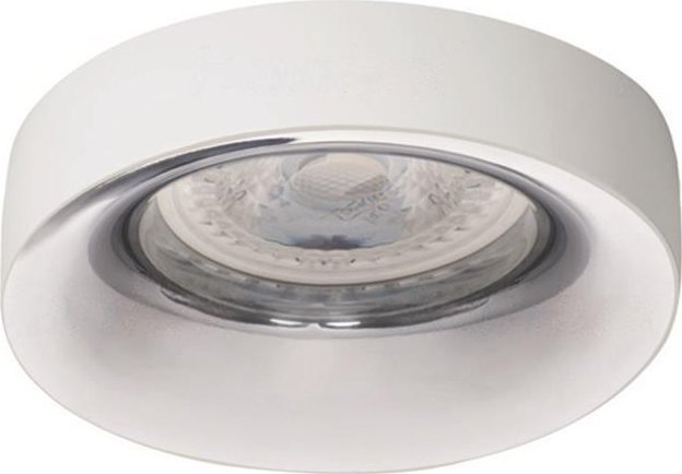 Kanlux Oczko halogenowe Kanlux Elnis 27806 lampa sufitowa wpuszczana downlight 1x35W GU10 / G5.3 białe / chrom