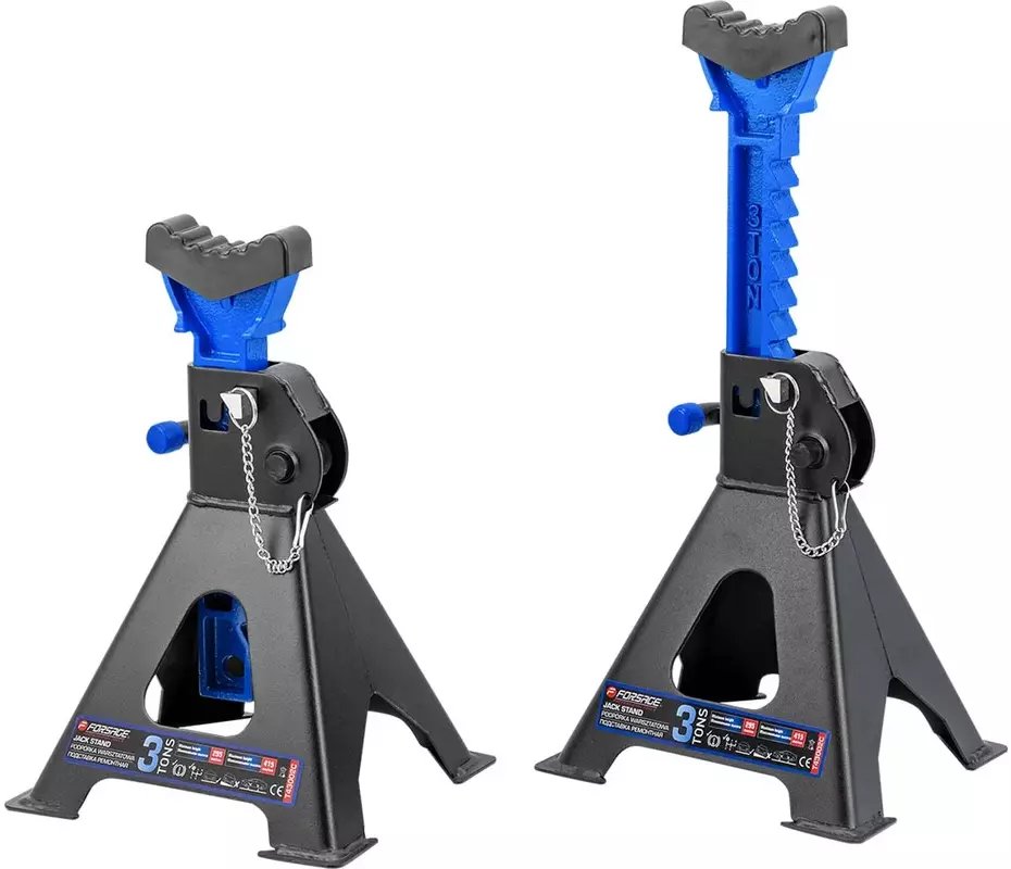 Kobyłki podstawki podpory samochodowe x2 3 t 295 - 415 mm z blokadą Forsage