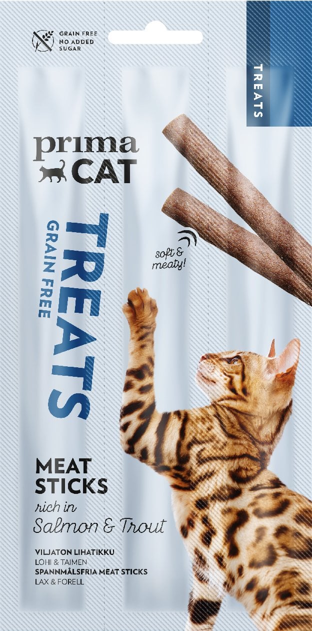 PRIMACAT MEAT STICK SALMON-TROUT 15G