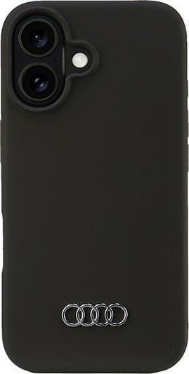 Audi Audi Silicone Case iPhone 16 6.1" czarny/black hardcase AU-LSRIP16-Q3/D1-BK
