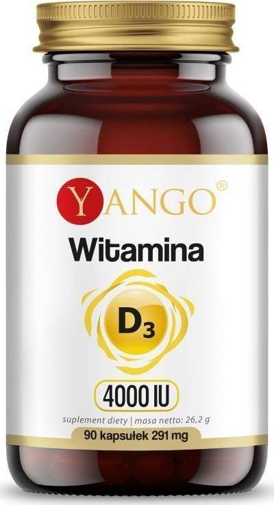 Yango Witamina D3 4000 IU 90 kapsułek Yango