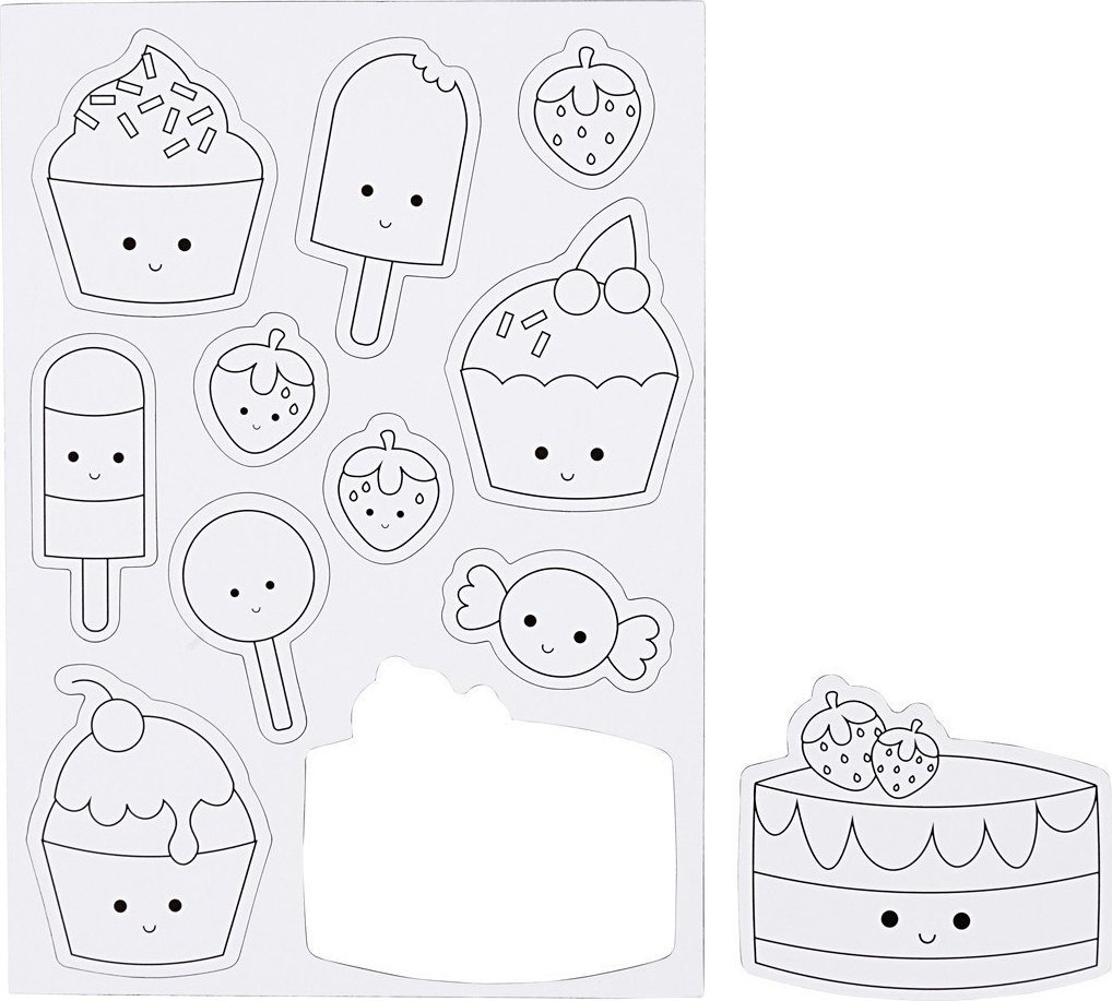 Magnesy do kolorowania Lody