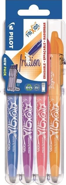 Pilot FriXion Ball, Refillable, Blue, Pink