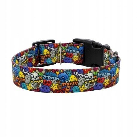 Obroża taśma dla psa Dream Party, 16mm/30-47cm