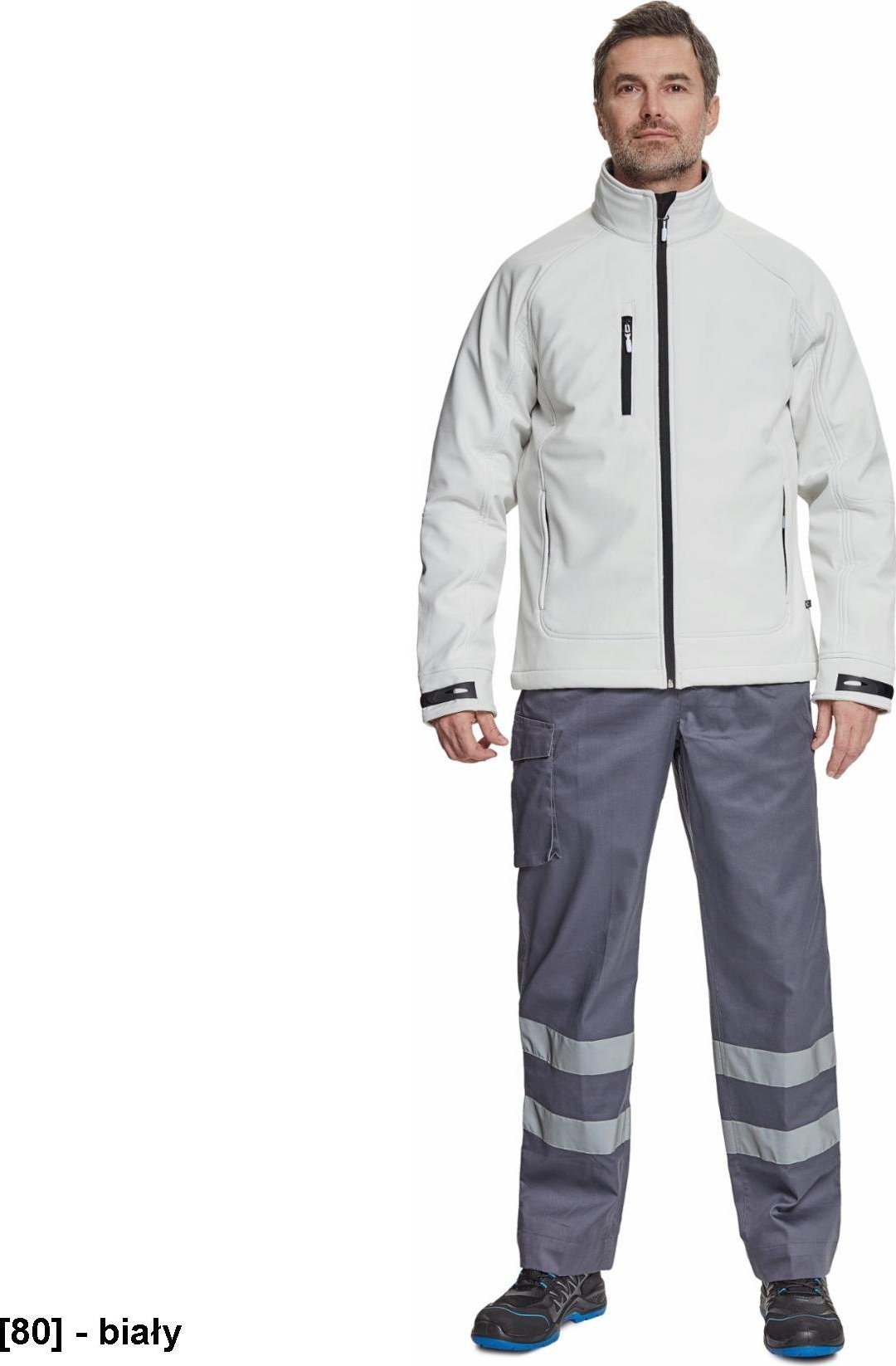 CERVA CHITRA SOFTSHELL - kurtka - biały S