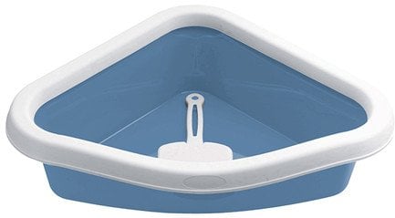 Poop toilet Sprint Corner 56x40x14cm blue/white 8003507966215