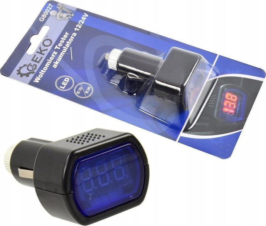Geko Woltomierz, tester akumulatora 12/24V (100)