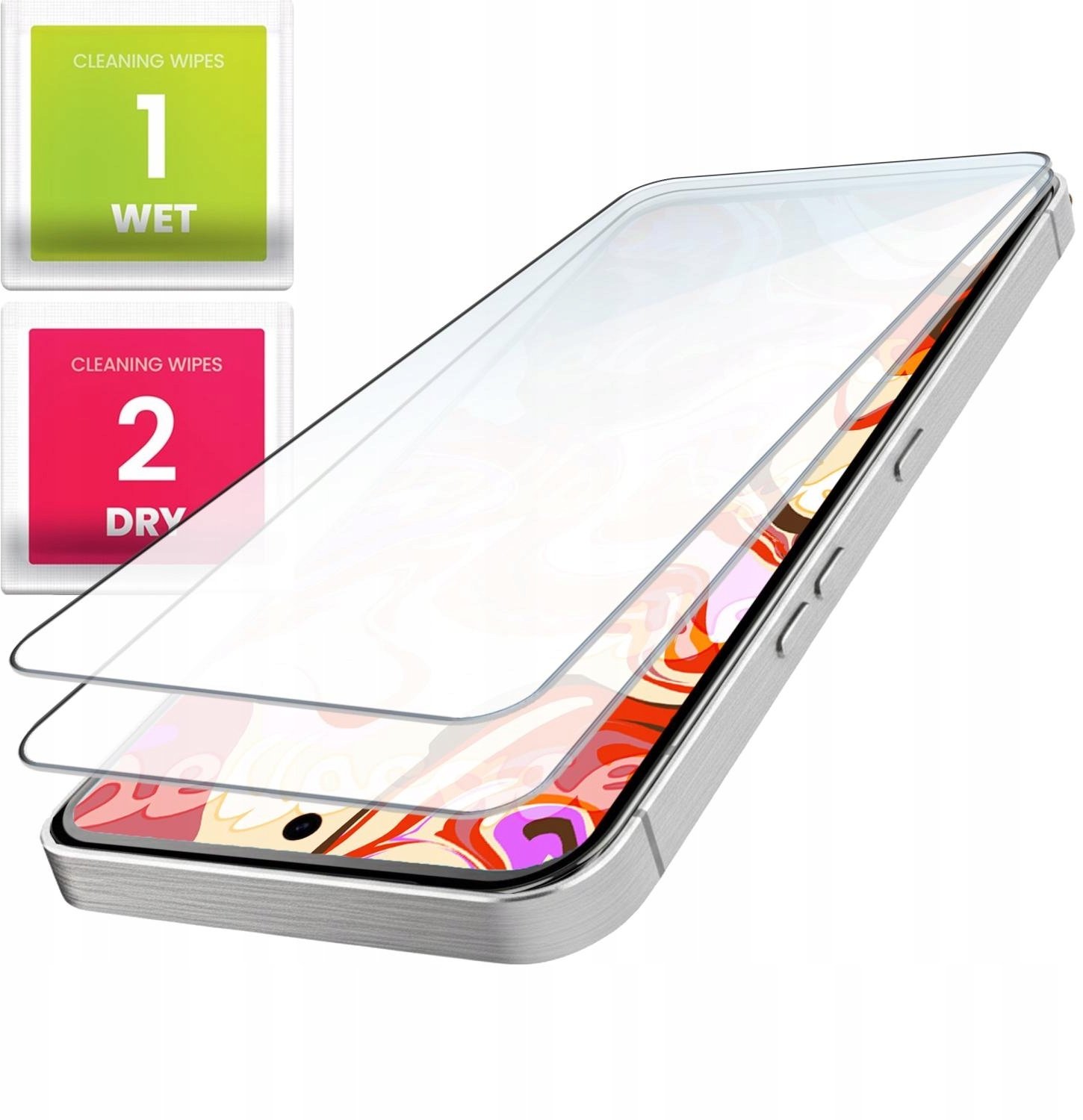 2-PAK Szkło Hartowane Do Realme C71 (Płaskie, 2.5D, Szybka, 9H, Ochronne)