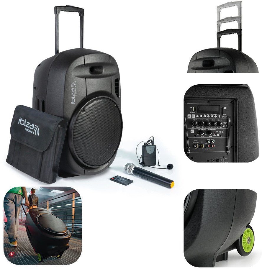 Kolumna mobilna Ibiza PORT15VHF-MKII-TWS one size