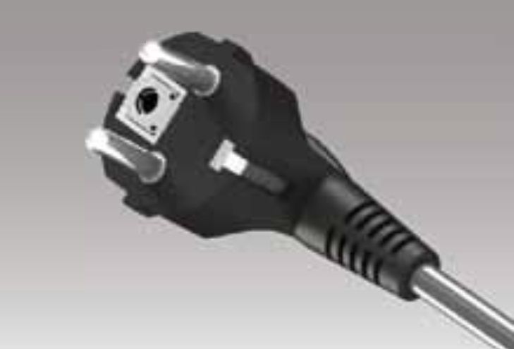 Plastrol Przewód przyłączeniowy z wtyczką PP-50 z/u Uni-Schuko 1,5m H03VV-F 3x1 czarny - W-97166