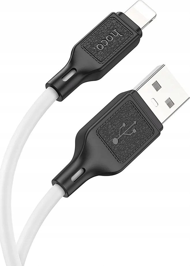 Kabel USB Hoco USB-A - Lightning 1 m Biały