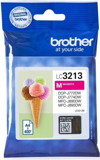Tusz Brother tusz oryginalny LC-3213M (Magenta)