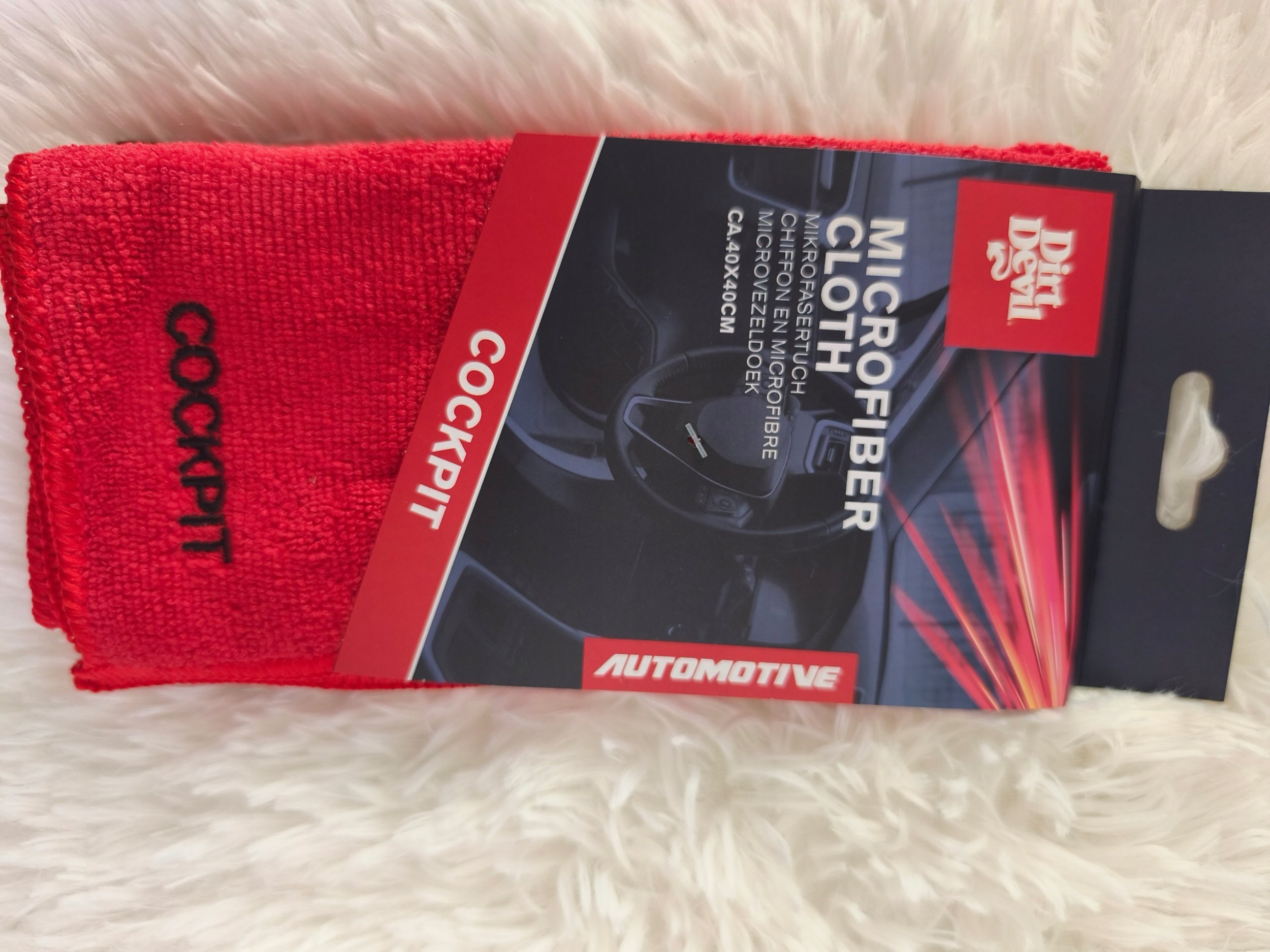 ŚCIERECZKA DO CZYSZCZENIA Z MICROFIBRE 40x40CM DIRT DEVIL