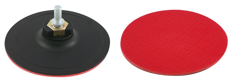 Pro-Line Dysk gumowy 125mm z gwintem M14 z rzepem i adapterem do wiertarki - 27037