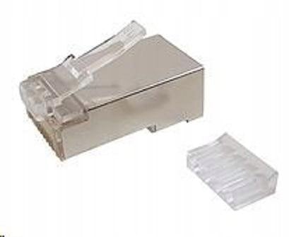 Solarix SOLARIX KRJ45/6SH-100 modular wtyk 8p8c CAT6 ułożone FTP linka (100szt.)