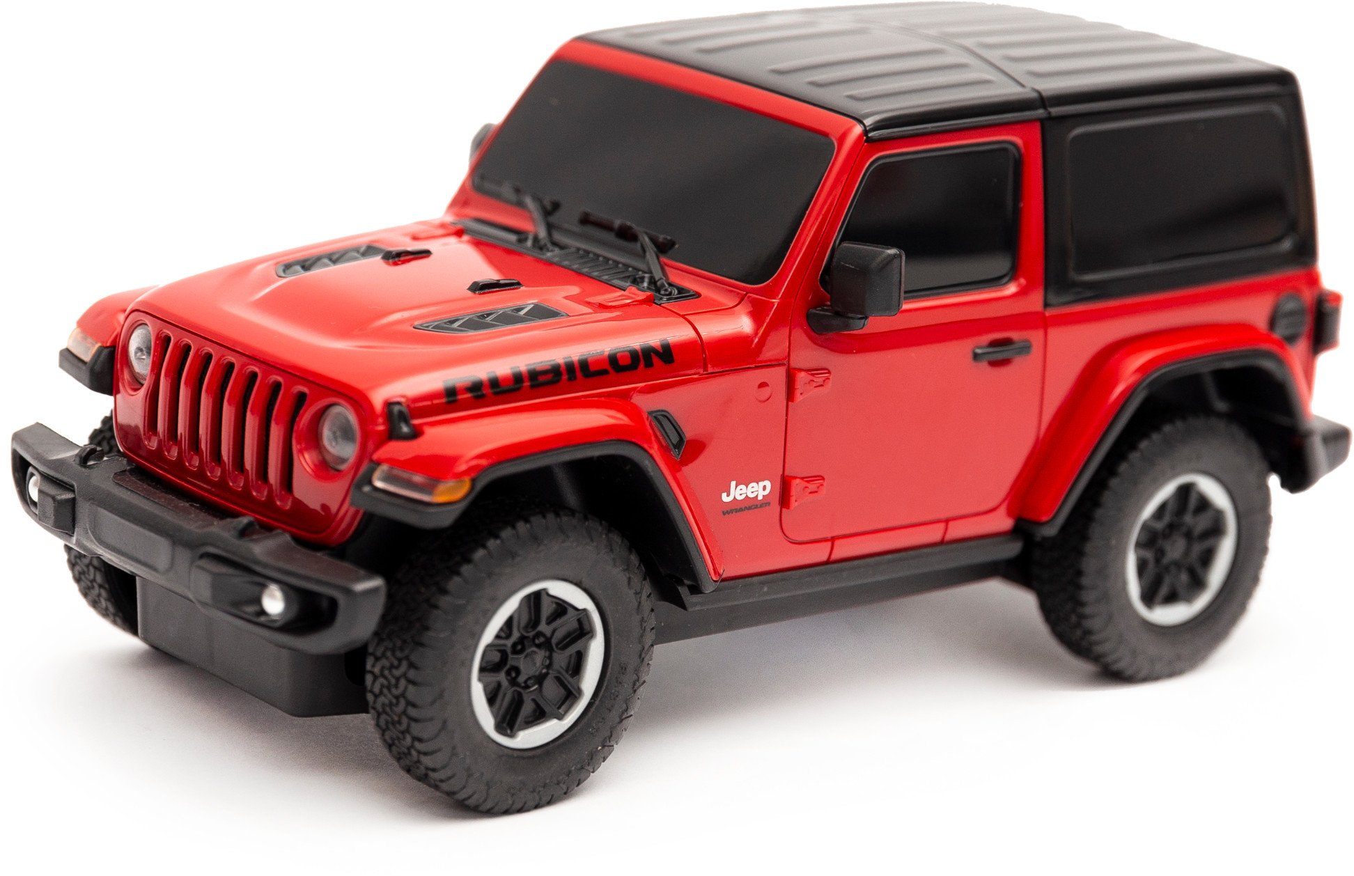 Jeep Wrangler JL skala 1:24 Rastar 79500 samochód sterowany czerwony