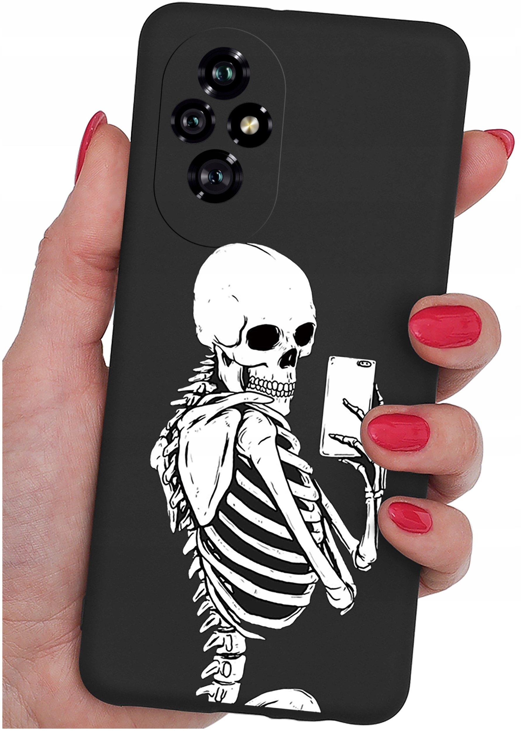 ETUI do Honor 200 5G | WZORY | SILIKONOWE MATT CASE + SZKŁO 9H